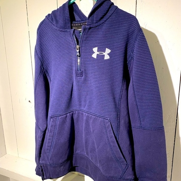Under Armour Other - Under Armour Kids Hoodie  Y Small Blue Hoodie Sweatshirt UniSex Boys